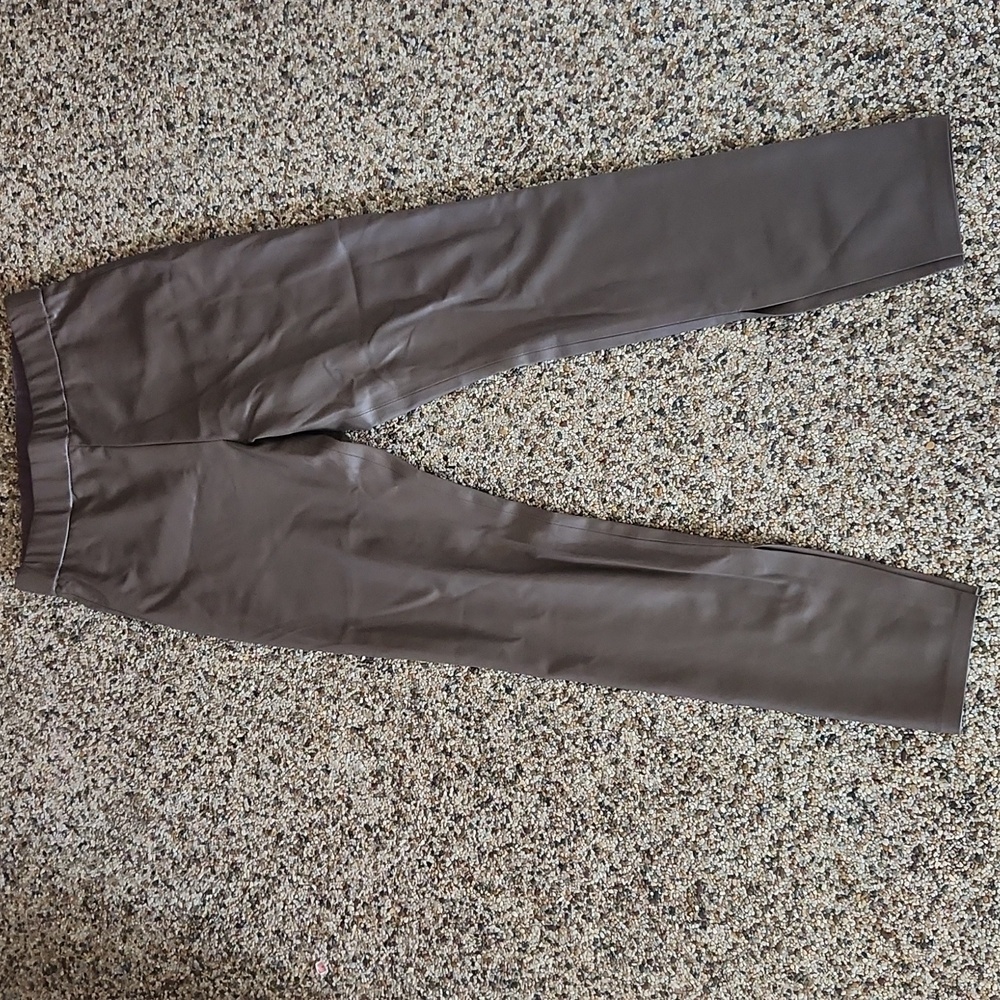 BLANKNYC Brown faux leather Leggings, size 29